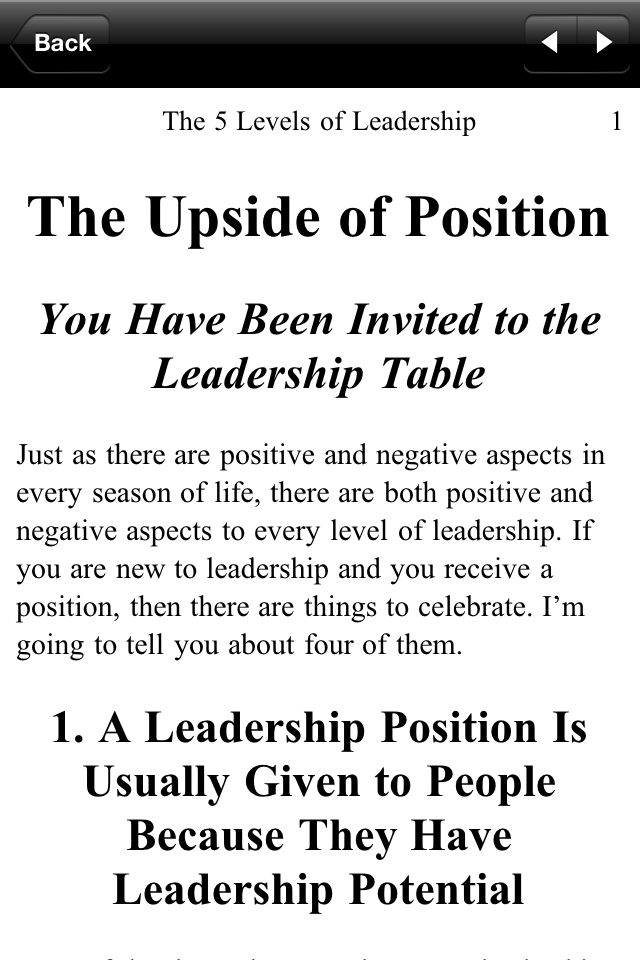 John C. Maxwell's The 5 Levels of Leadership - Educational App